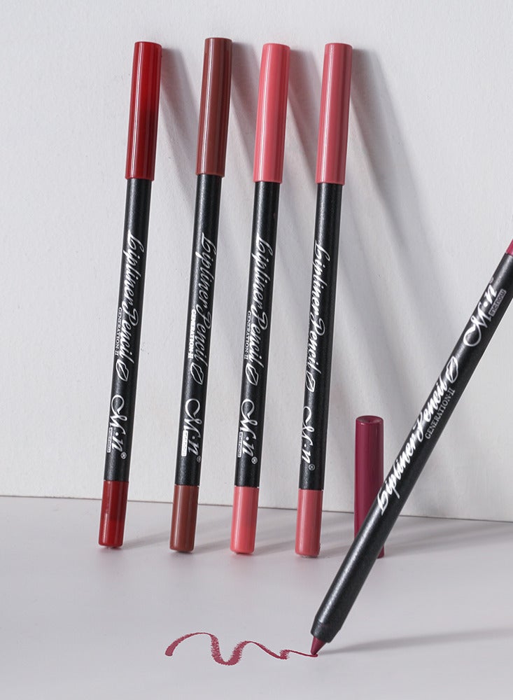 Menow New LipLiner Creamy Pencil Package - 12 Colors - 12 Pcs - Image 2